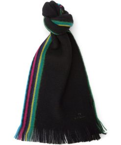 Ps By Paul Smith - 150F-L547 MEN SCARF REVERSBL STRP Tørklæder