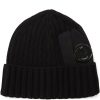 C.P. Company Merino Wool Lens Beanie Sort