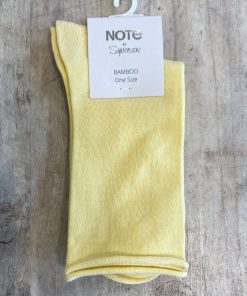 Oroblu - Strømper - Woman Note Woman Bamboo Roll Top - Yellow