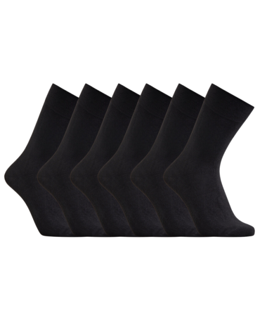 Iz sock 6pak Copenhagen premium bambusstrømper i sort | Ultra Soft